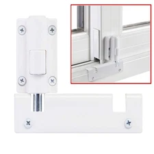 HauSun Patio Sliding Door Security Foot Lock Kick Lock, Fits on Top Rail-Chil...