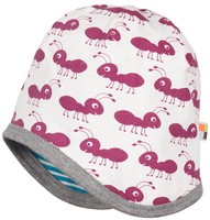 Loud + Proud Unisex Baby WendemüTze Bio Baumwolle Gots Zertifiziert Blau 43/45
