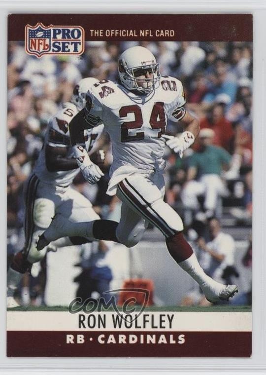 1990 Pro Set FACT Cincinnati Ron Wolfley #264 6my