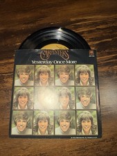 Carpenters Yesterday Once More 45 RPM AM- 1446-s 7