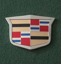 Cadillac 3-34 Emblem Badge Logo Oem Plastic