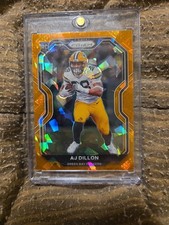 2020 Panini Prizm Rookie AJ Dillon #364 Lazer Prizm (RC) Packers
