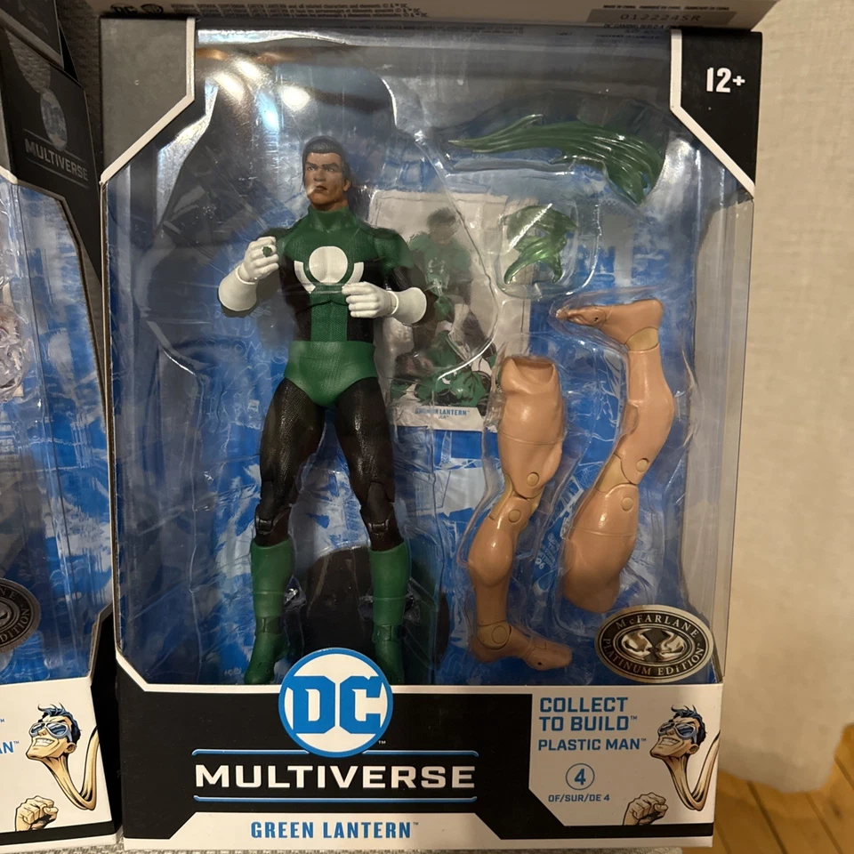 In Hand DC Multiverse JLA Figure BAF Platinum Chase Plastic man Superman - Image 4 of 4