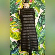 J.Crew 6 Black Cream Summer Fall Preppy Boho Pom Fringe Party Sleeveless Dress