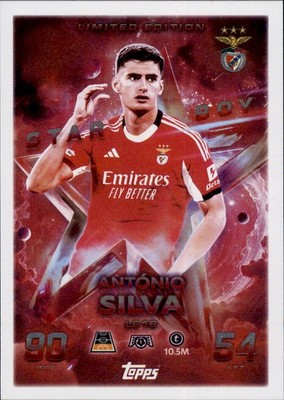 Match Attax Champions League 2025/26 LE16 Antonio Silva Starboy Limited Edition