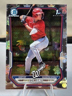2026 Bowman Coy James 1st Bowman League LogoFractor SSP Nationals   