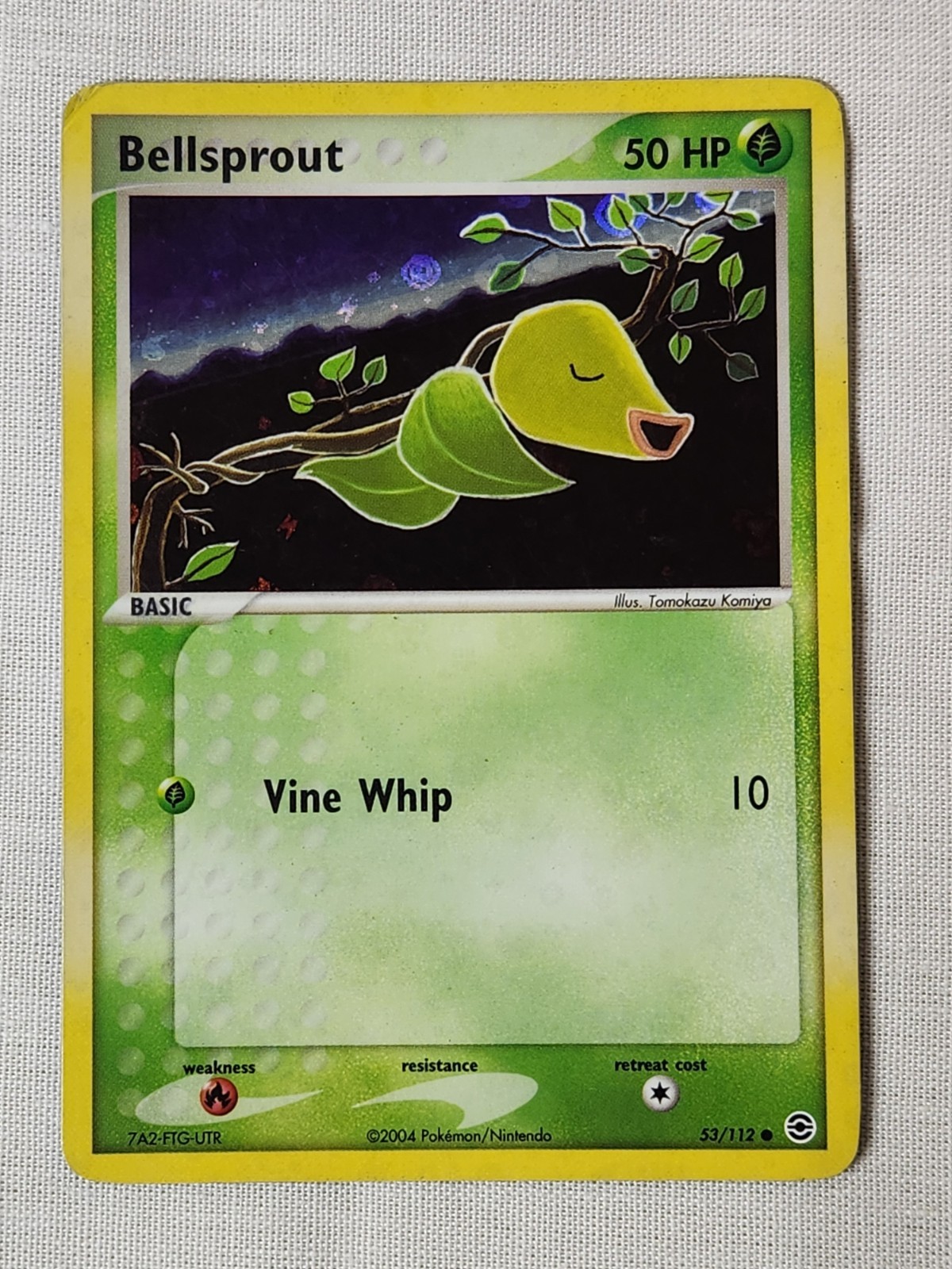 Played Bellsprout - Reverse Holo 53 FireRed & LeafGreen Pokemon TCG