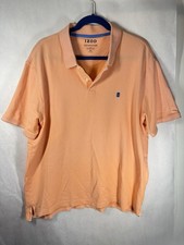Izod Advantage Performance Mens Stretch Short Sleeve Peach XXL 2XL Golf