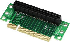 PCI- Express 8X Riser Card 90-Degree Adapter Card PCI-E 8X Extender Extension Ca