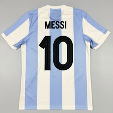 Adidas Argentina 50th Anniversary Soccer Jersey Messi #10 Football Shirt Mens M