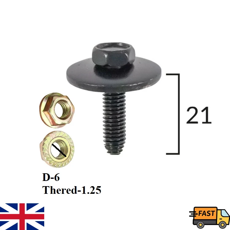 Kit de ajuste de sujetador de tuercas hexagonales y tornillos Torx FIT FERRARI para colector de escape Foto 2 de 4