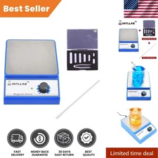 Laboratory Magnetic Stirring Device - 7PCS Bar Set & Easy Retriever Included