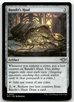 #ad #ad Bandit#x27;s Haul #240 NM Thunder Junction OTJ Magic MTG $2.49