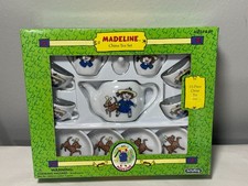 Vintage 1999 Madeline 13 Pc China Tea Set Schylling Porcelain In Box NEW