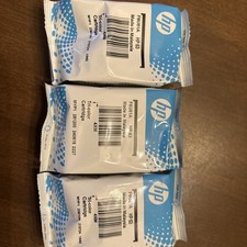 Genuine New HP 63 Tri-Color Ink Cartridge F6U61AN OEM Sealed Bag Lot of 3