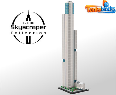 MOC-241968 Tower 1 at Nanjing Financial City Building blocks 3212pcs Toy Gift
