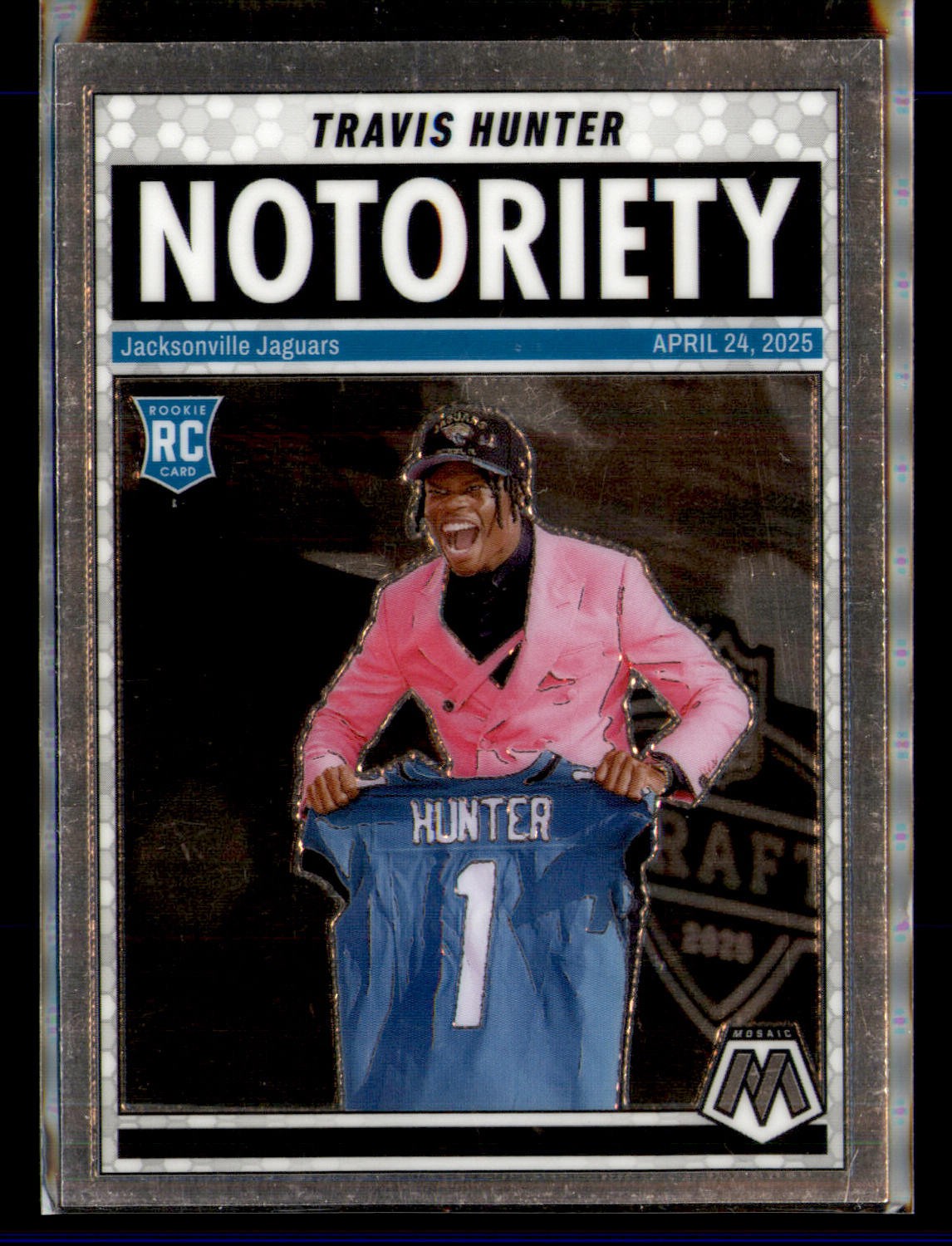 2025 Panini Mosaic #12 Travis Hunter Notoriety