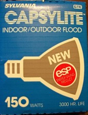 SYLVANIA 2-BULBS 150PAR/38/CAP/FL 150W PAR38 FLOOD 120V NEW OLD STOCK