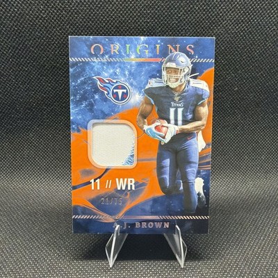 2019 Panini Origins A.J. Brown Color Rookie Patch RC #RP-14 Titans /75
