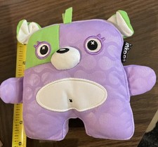 Inkoos ~ Mini Plush Purple Dog No Marker ~ Draw Wash Redo ~ Machine Washable 5”