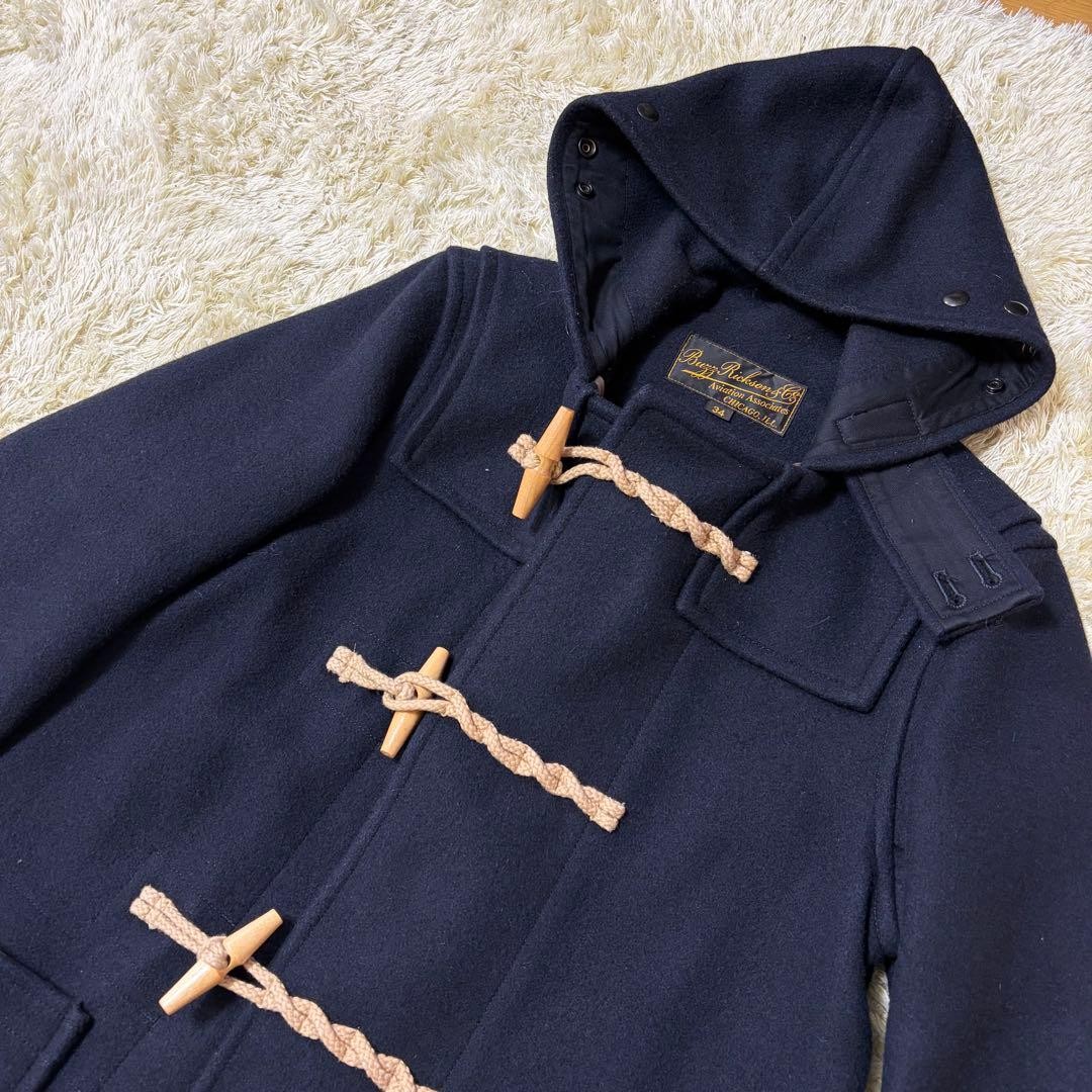 Excellent condition Buzz Ricksons duffle coat in … - image 2
