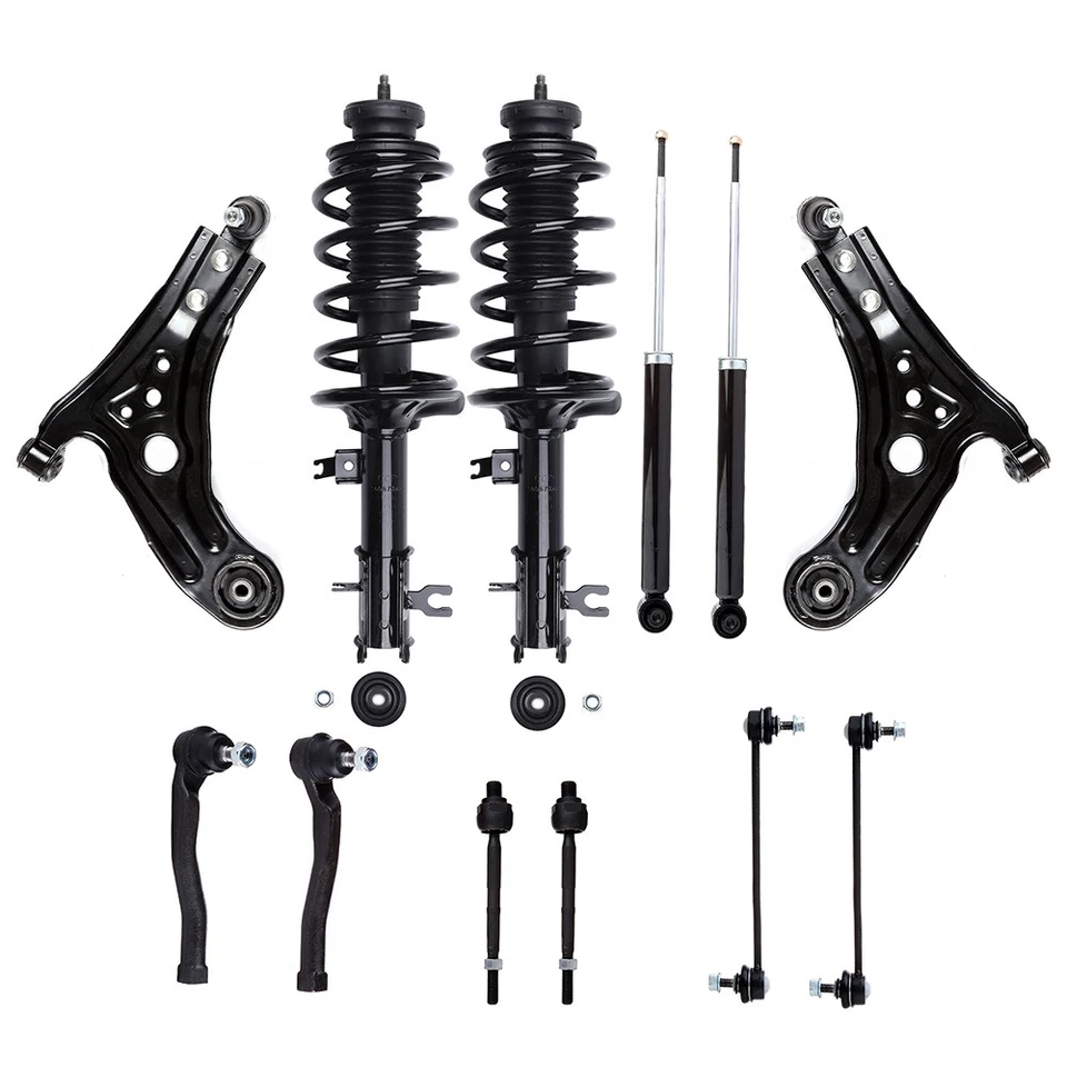 Front Struts Rear Shocks Absorbers Suspension Kit For 2006-2009 Chevrolet Aveo 5 Foto 2 de 4