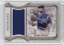 2022 Topps Definitive Collection Jumbo Relic 13/50 Cavan Biggio #DJR-CBO 9on