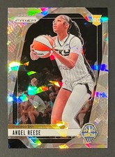 🏀ANGEL REESE RC 2024 Panini Prizm WNBA Cracked Ice Chicago Sky #10🔵🟡