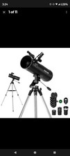 Esslnb 500114 Astronomical Reflector Telescope with Tripod and Accessories Used