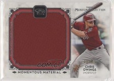 2013 Museum Collection Momentous Material Jumbo Relics 42/50 Chris Owings w0e
