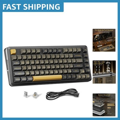 Customizable K738 Mechanical Keyboard with 16.8M RGB - Hot Swappable Design