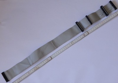58cm Floppykabel 5 Stecker Floppy Disk FDD Kabel 3,5'' 5,25'' Diskettenlaufwerk