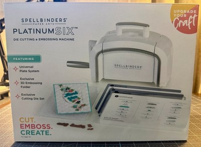 Spellbinders Platinum Six Die Cutting and Embossing Machine - Many Extras!