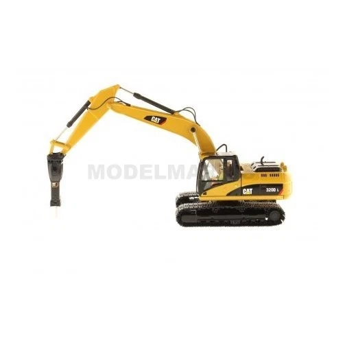 DIECAST MASTERS 85280C Cat 320D L Excavator w/ Hammer 1:50 - Immagine 2 di 4