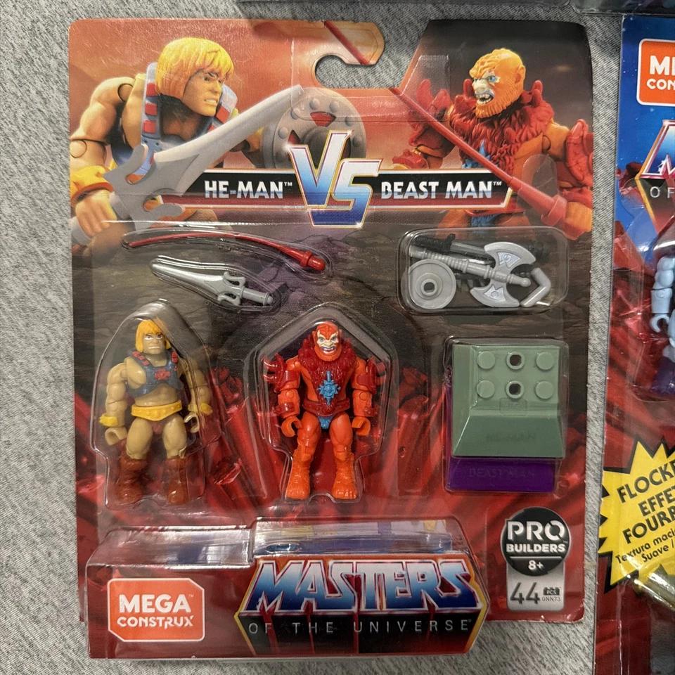 Mega Construx Heroes 宇宙大师 野兽人、Teela、Skeletor 套装 — 第 4/4 张图片