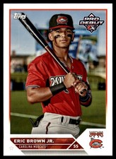 2023 Topps Pro Debut Eric Brown Jr. Carolina Mudcats #PD-36