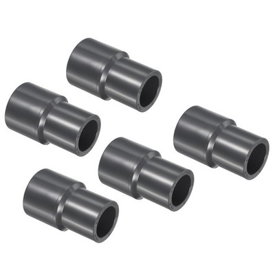 UPVC Reduzierstück Schlauch Fitting 3/4'' x 1/2'' Buchse 5er Set rechts Adapter Stecker