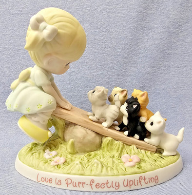 RARE! Precious Moments ''Love is Purr-fectly Uplifting'' 2014 ASPCA #A0465 Kittens