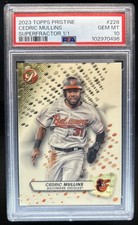 Marketplace image: 2023 Topps Pristine Cedric Mullins Refractor Superfractor #1/1 Orioles PSA 10
