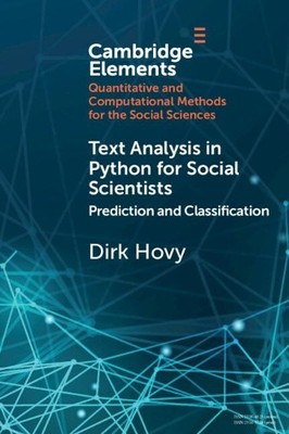 Dirk Hovy Text Analysis in Python for Social Scientists (Paperback) (UK IMPORT)