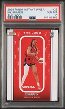 2025 Panini Instant WNBA Liki Iriafen RC THE LOGO #25 Print Run /1447 POP 2