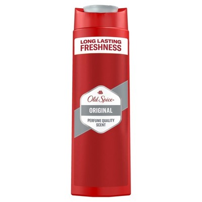 Old Spice Original 3-in-1 Duschgel für Haar, Gesicht 400 ml (1er Pack), rot 
