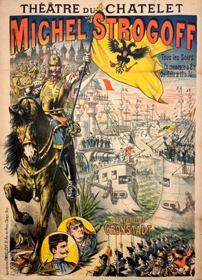 Original altes Plakat - Michel Strogoff - E. Lévy - [1890]