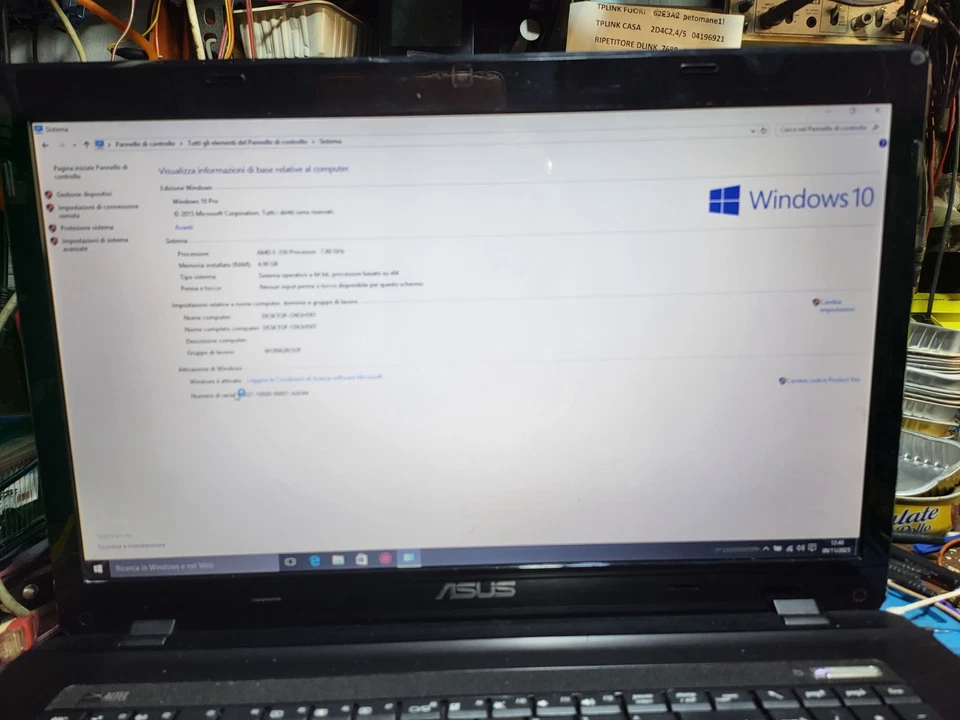 Asus X73B - AMD - CON ALIMENTATORE - Immagine 2 di 4