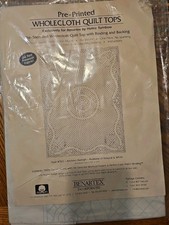 NIP BENARTEX Pre-Printed Wholecloth Quilt Top #783 ANCHORS AWEIGH NAUTICAL ROPE