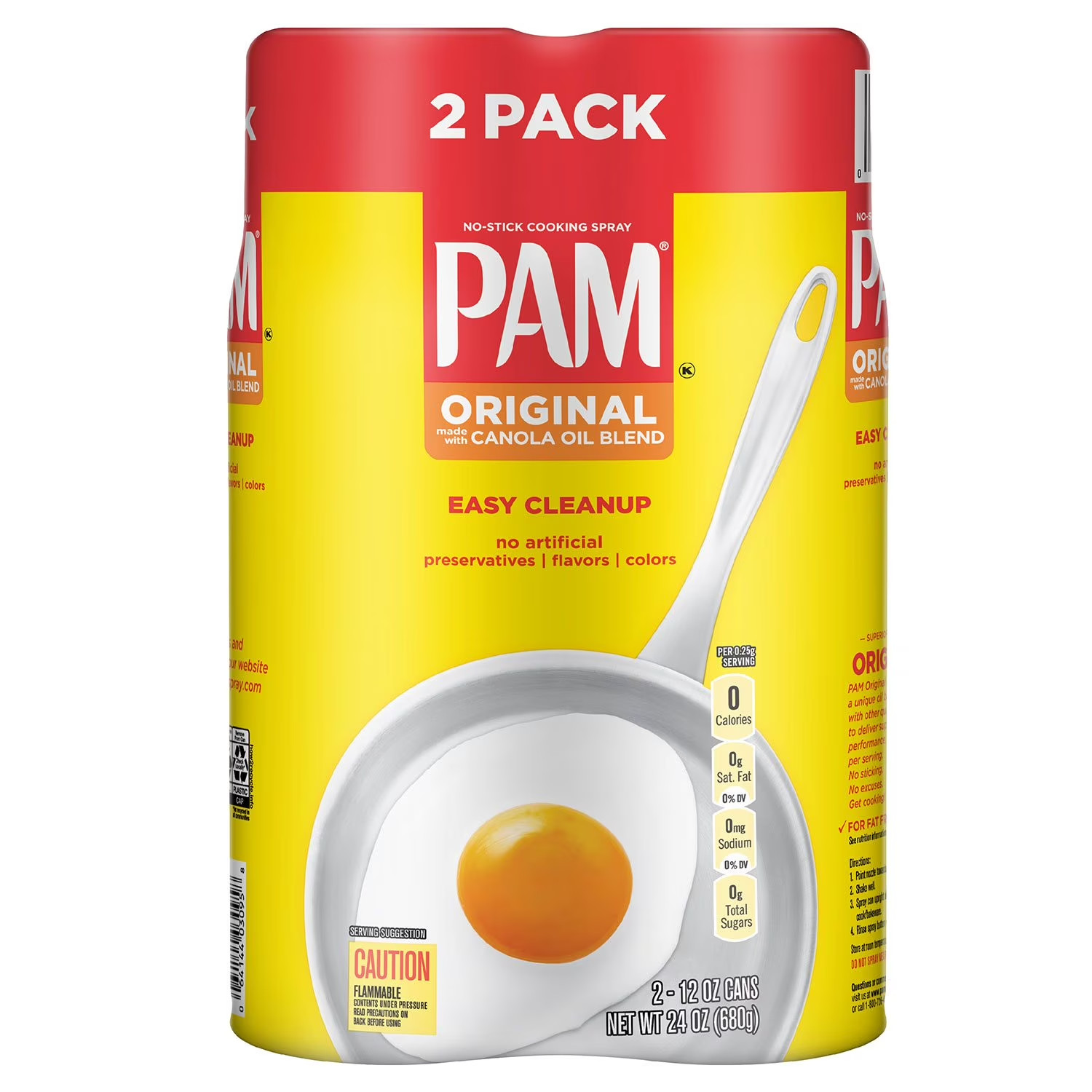 PAM Original Cooking Spray (12 oz., 2 pk.) Great Price