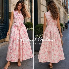 CAROLINA HERRERA NWT Jasmine Sonata Print Chiné Shirt Dress 62CM912100301