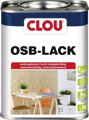 Clou OSB Lack 750 ml seidenglänzend  Speziallacke