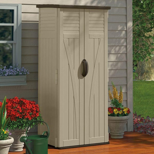 2 ft. 8.25 in. X 2 ft. 1.5 in X 6 ft. Resin Vertical Storage Shed - Picture 1 of 12