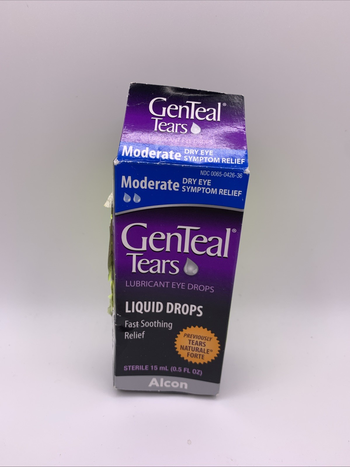 Genteal Tears Lubricant Eye Drops, Moderate Liquid Drops, 0.